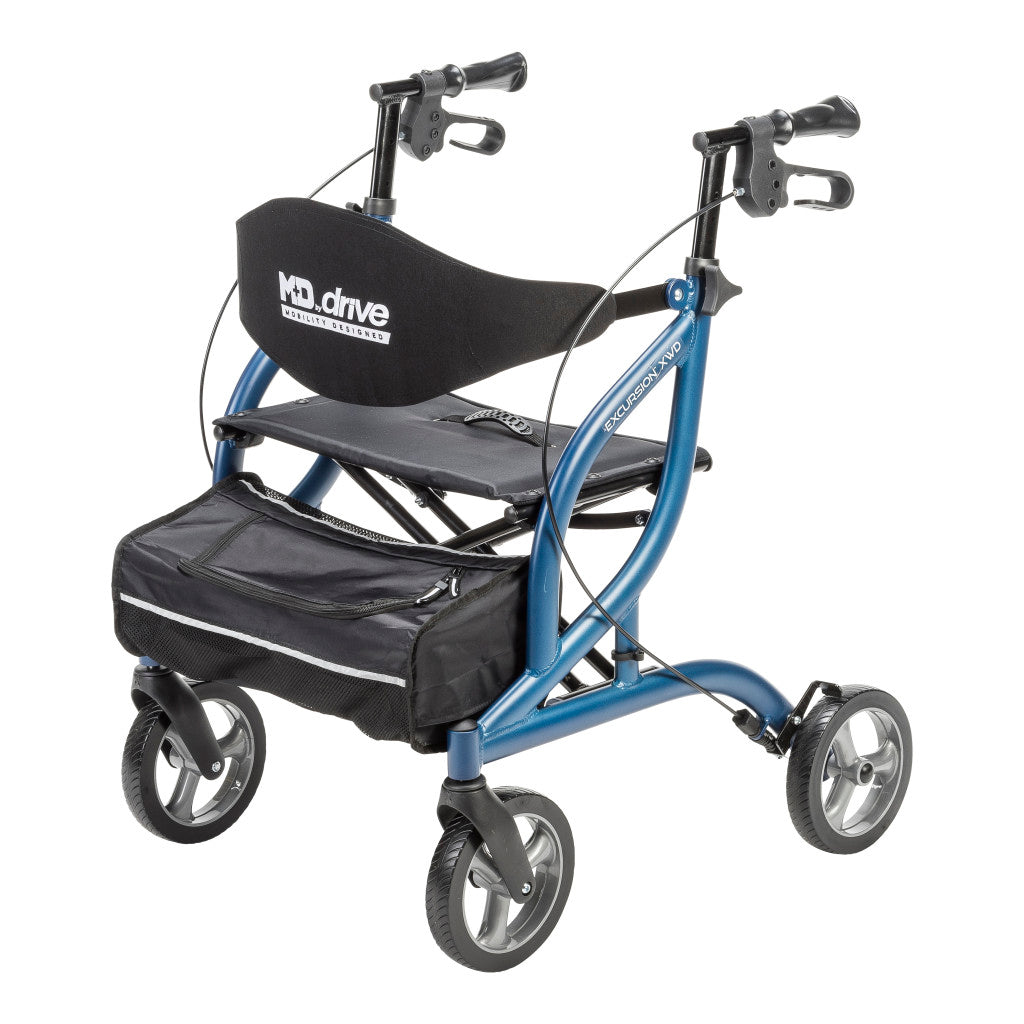 Drive Medical Excursion XWD Rollator Sapphire