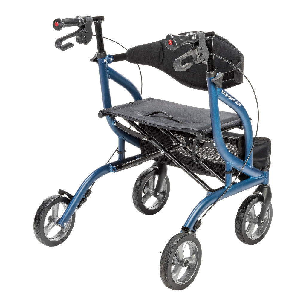 Drive Medical Excursion XWD Rollator Sapphire