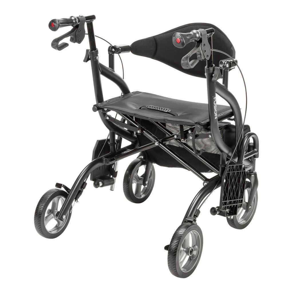 Drive Medical MD Fusion Rollator Transport Chair
