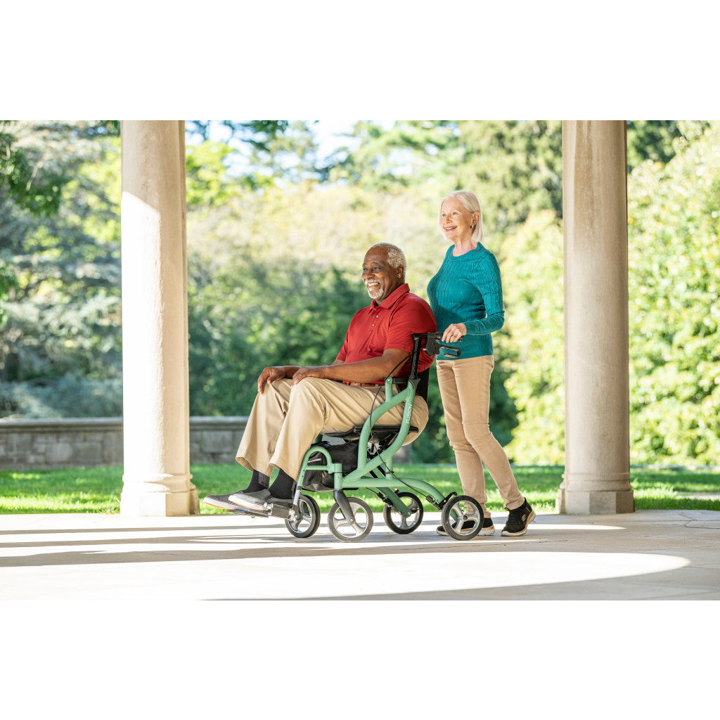 Drive Medical MD Fusion Rollator Transport Chair