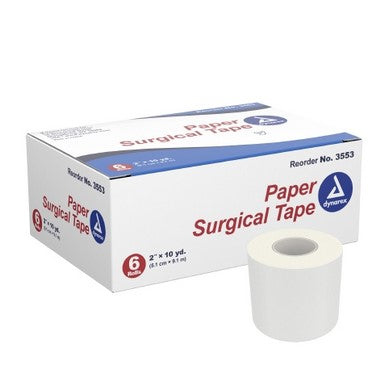 Medical Tape DynarexWhite 2 Inch X 10 Yard Paper NonSterile