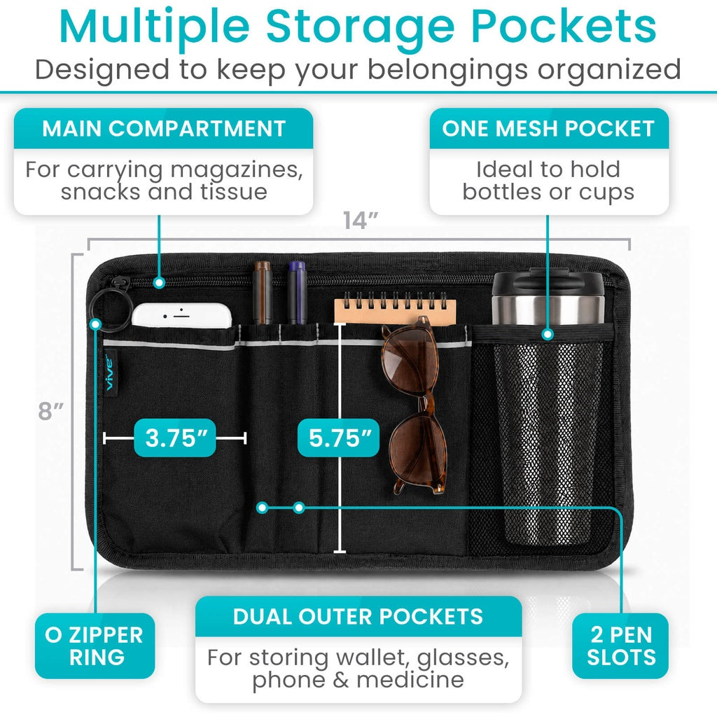 Vive Health Mobility Side Bag Open
