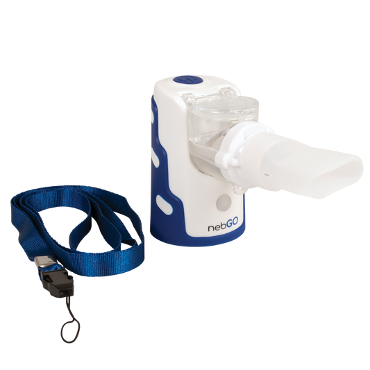 Roscoe Nebgo Ultrasonic Handheld Nebulizer with Carry Tote