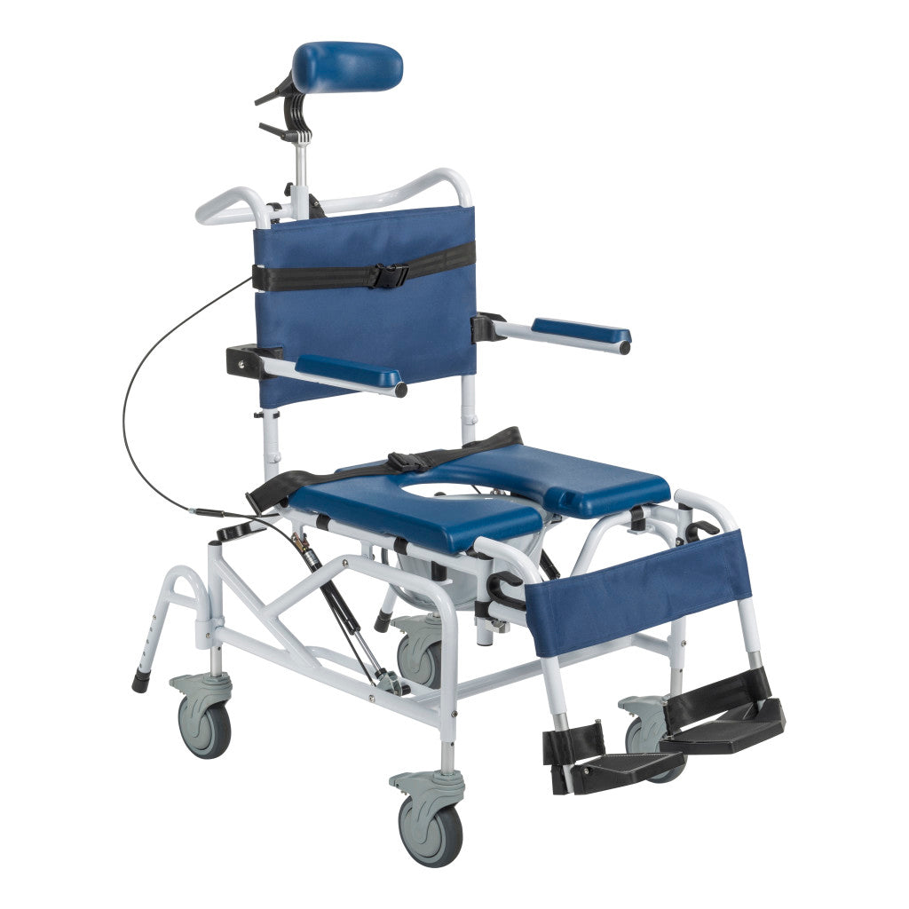 Drive Medical Tilting Aluminum Shower Chair Commode