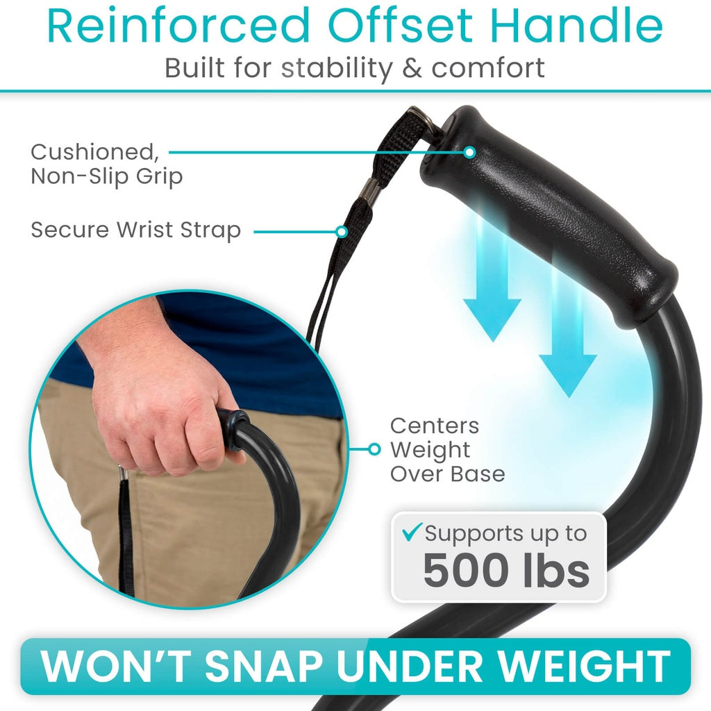 Vive Offset Bariatric Cane