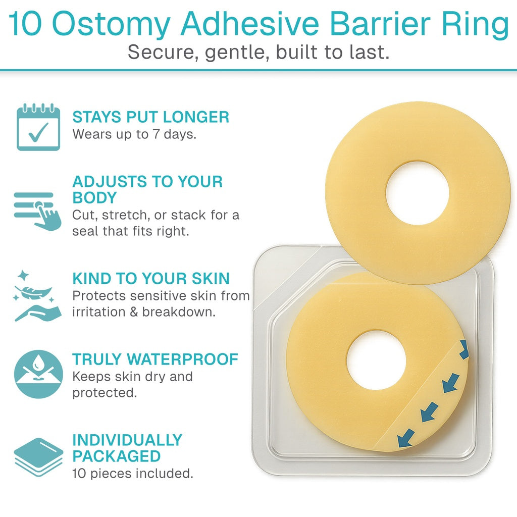 Vive Health Ostomy Adhesive Barrier Ring