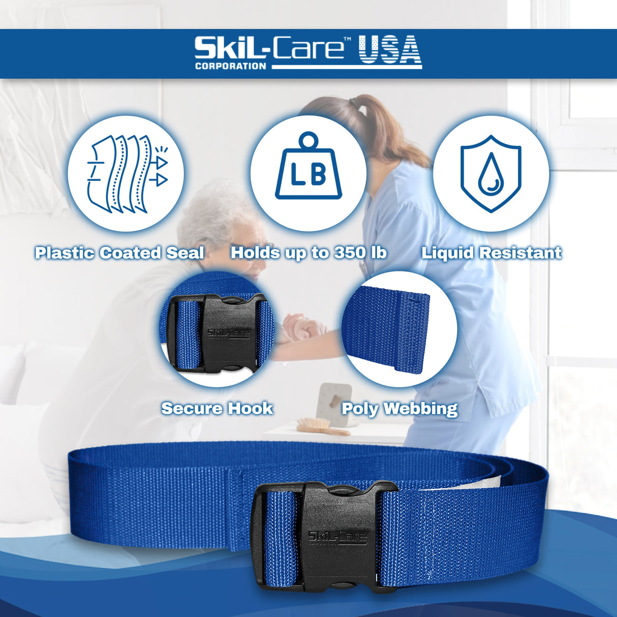 Skil-Care EZ Clean Gait Belts