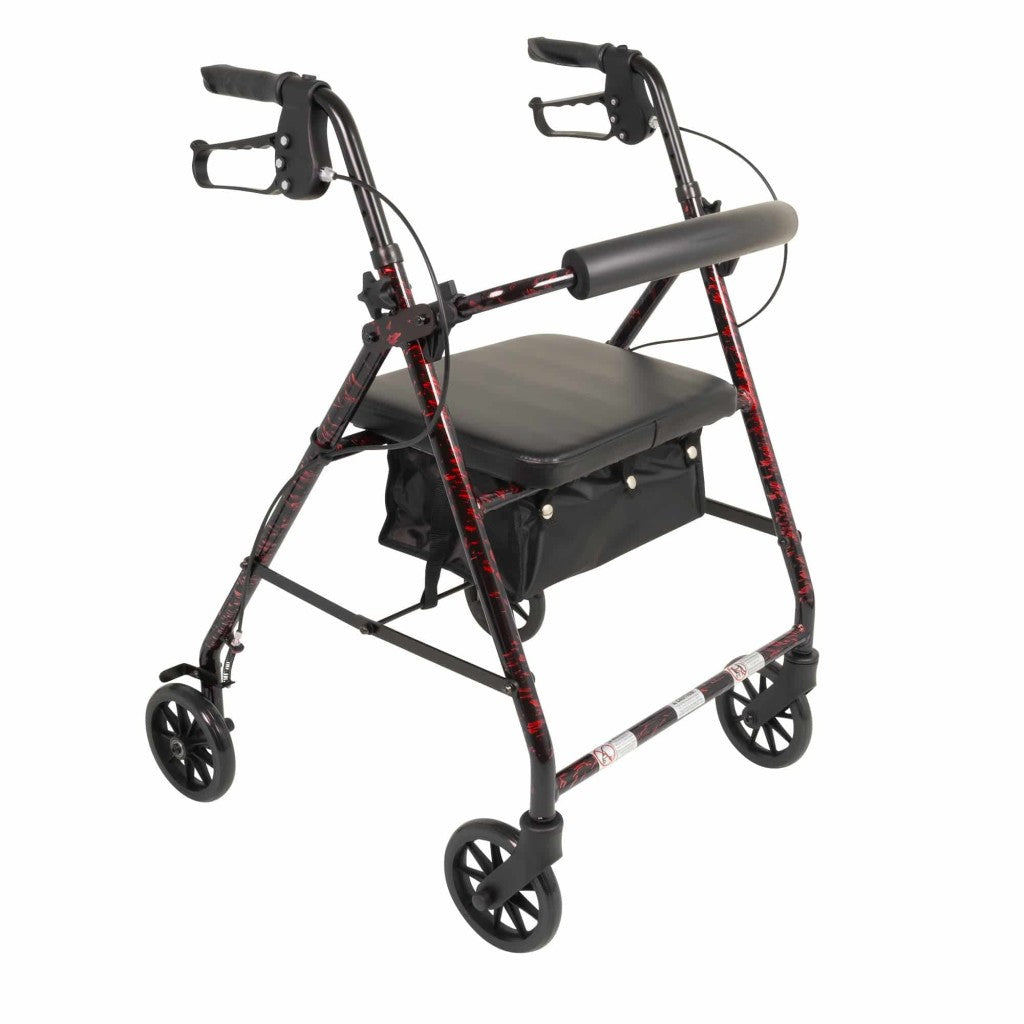 Drive Medical ProBasics Aluminum Rollator with 6" Wheels
