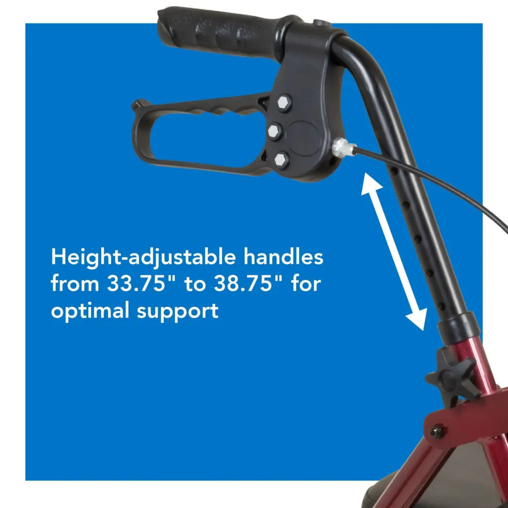 Drive Medical ProBasics Aluminum Rollator with 6" Wheels