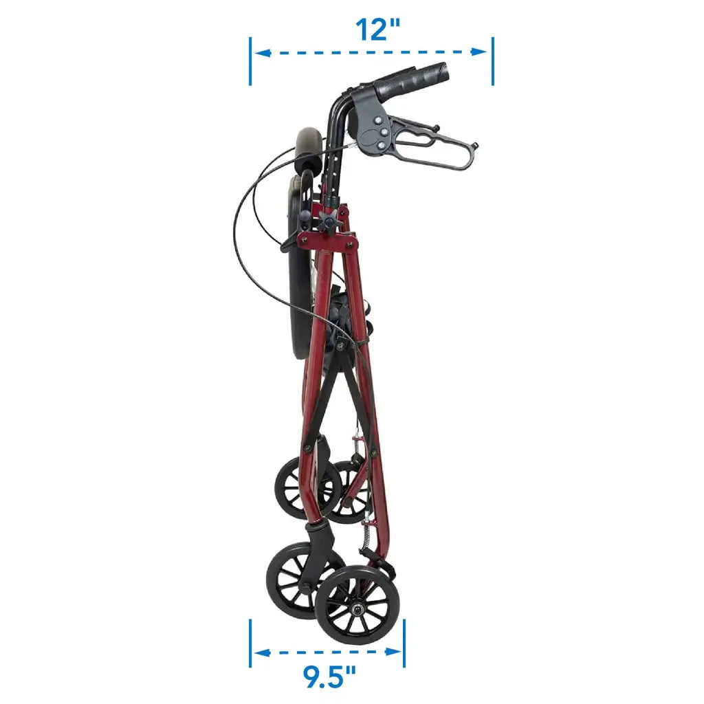 Drive Medical ProBasics Aluminum Rollator with 6" Wheels