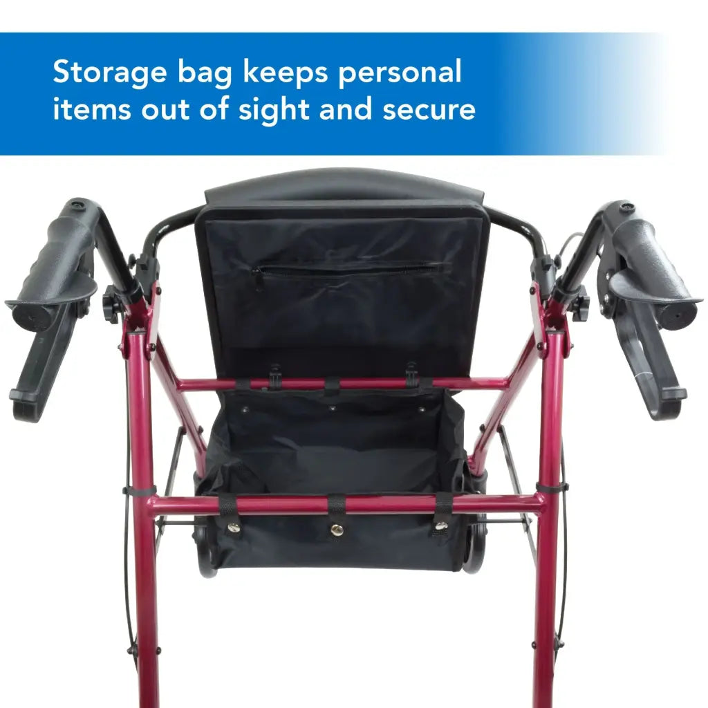 Drive Medical ProBasics Aluminum Rollator with 6" Wheels