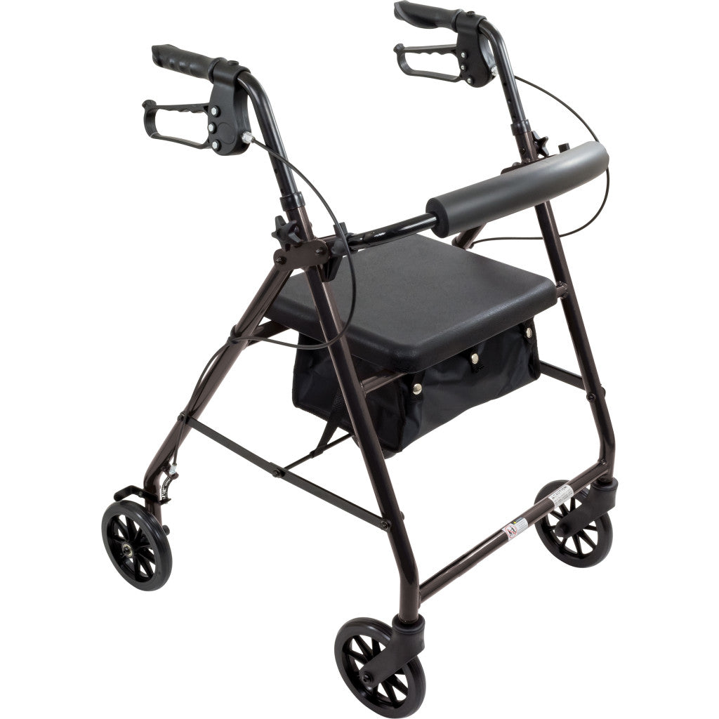 ProBasics Aluminum Rollator 6" Wheels 300 lbs