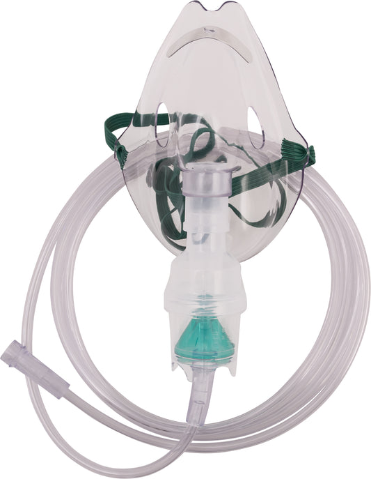 Nebulizer (Adult) with aerosol mask, 7' (2.1 m) supply tube