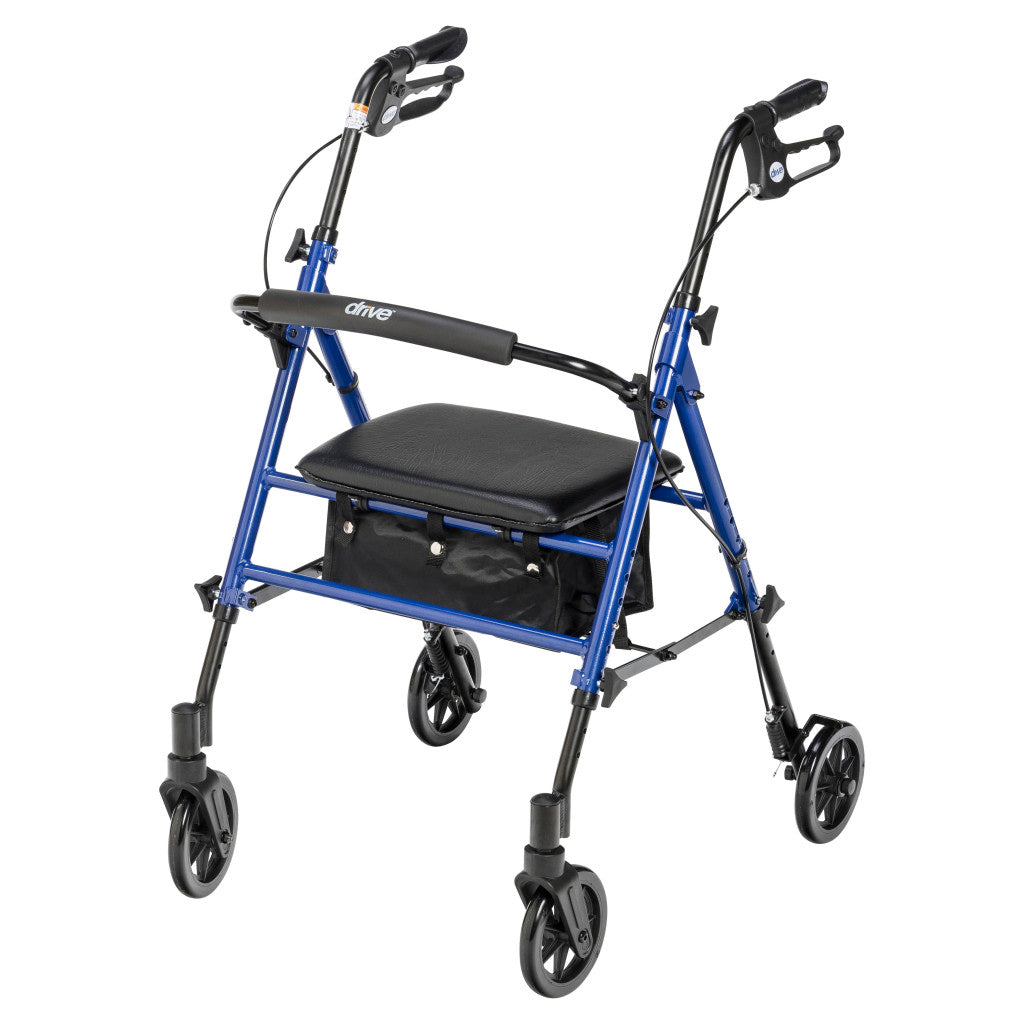 Drive Medical Adjustable Height Rollator 300 lbs