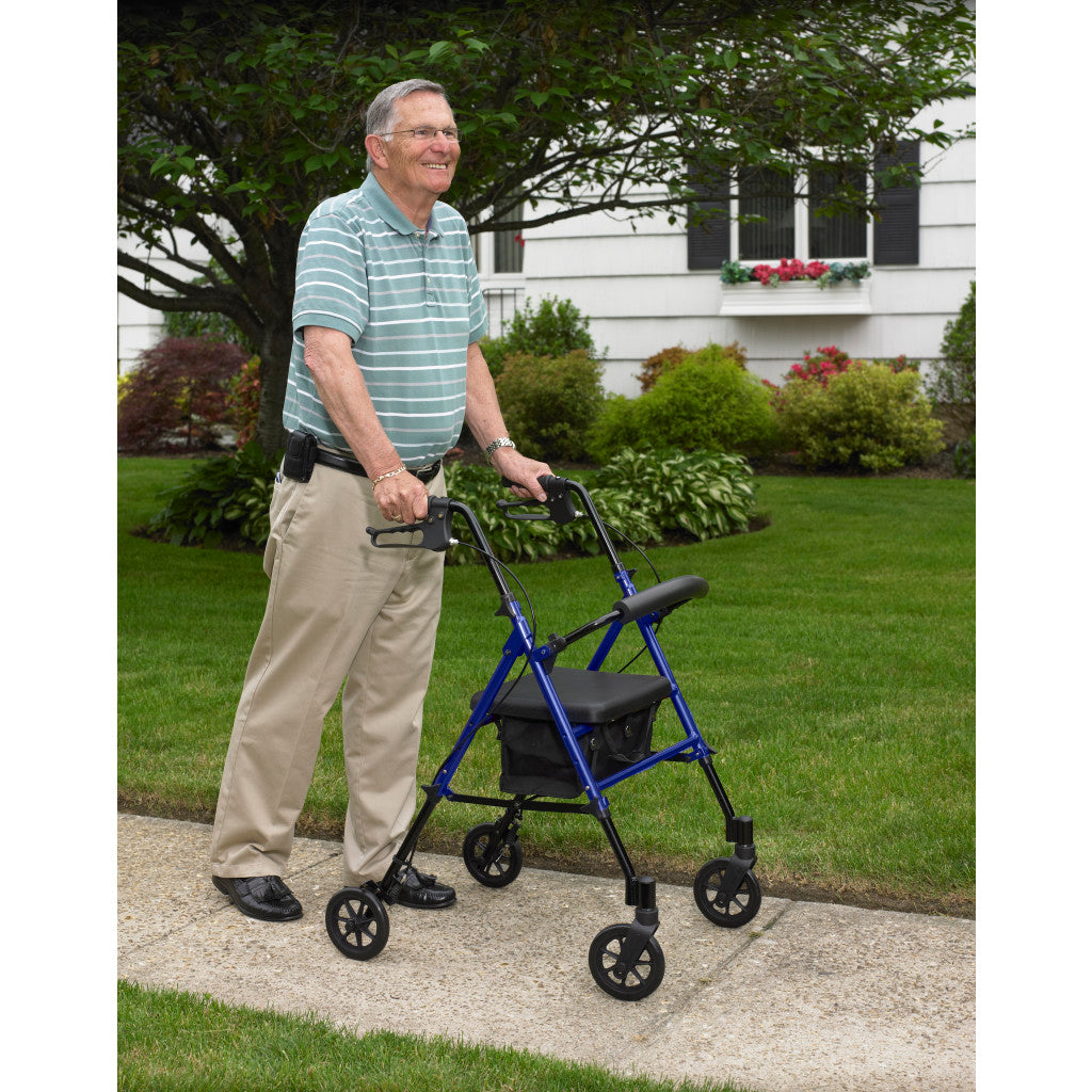 Drive Medical Adjustable Height Rollator 300 lbs