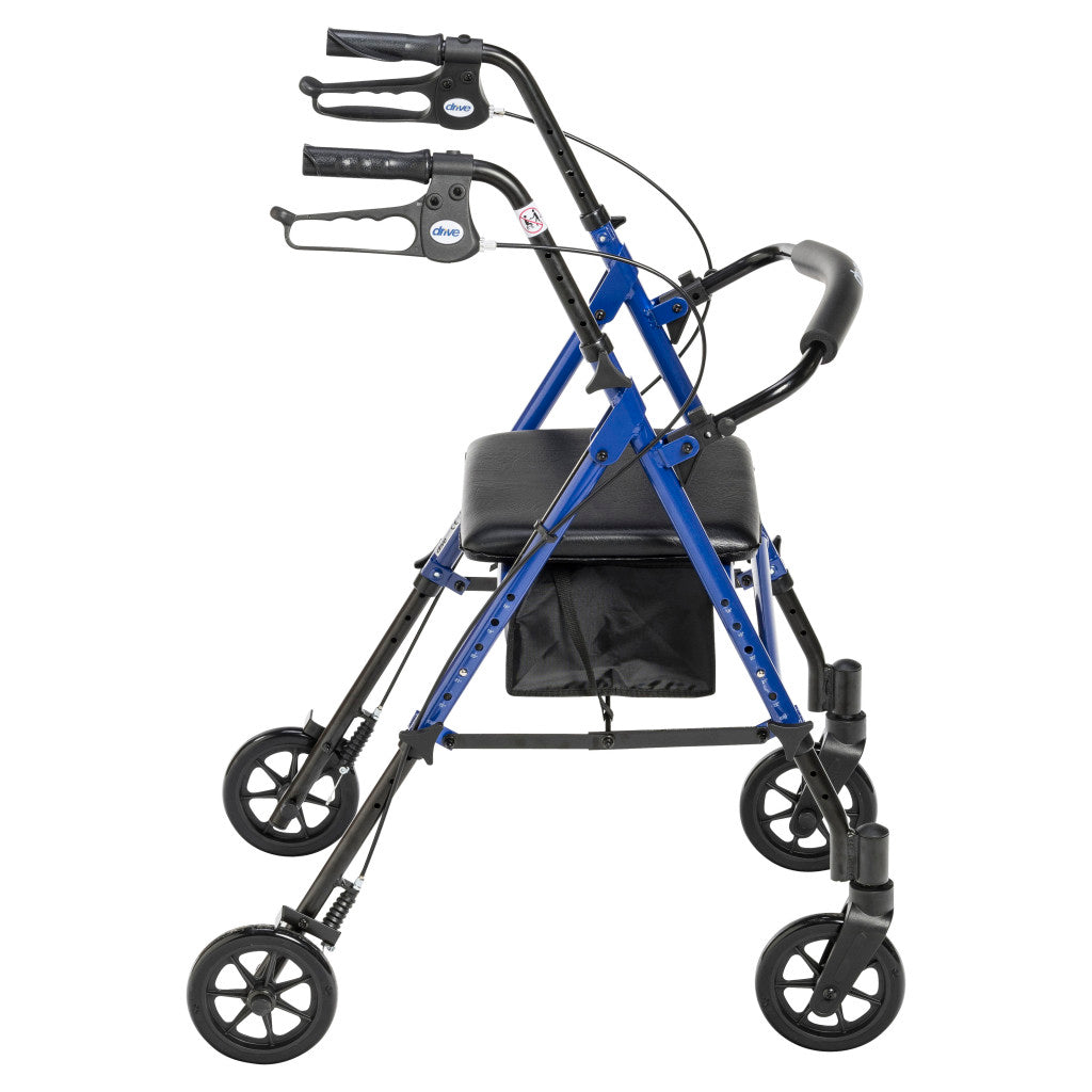 Drive Medical Adjustable Height Rollator 300 lbs