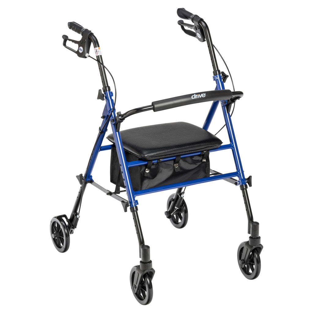 Drive Medical Adjustable Height Rollator 300 lbs