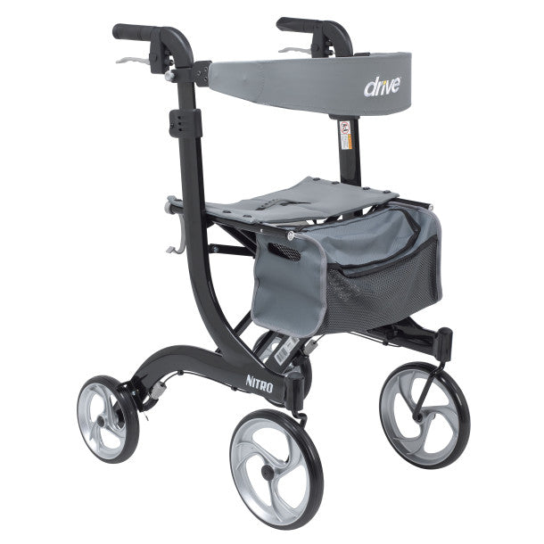 Drive Medical Nitro Rollator Tall Height 300 lbs