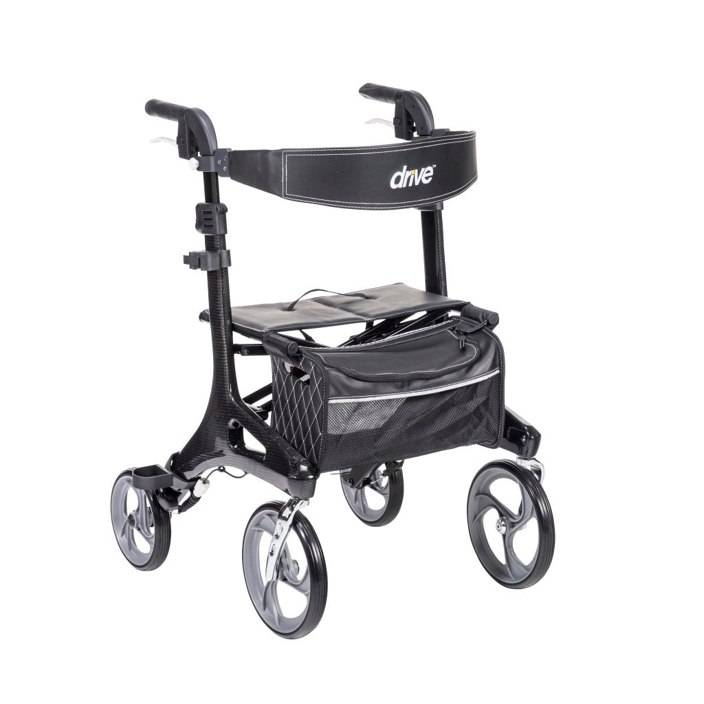 Drive Medical Nitro Elite CF Carbon Fiber Rollator 300 lbs