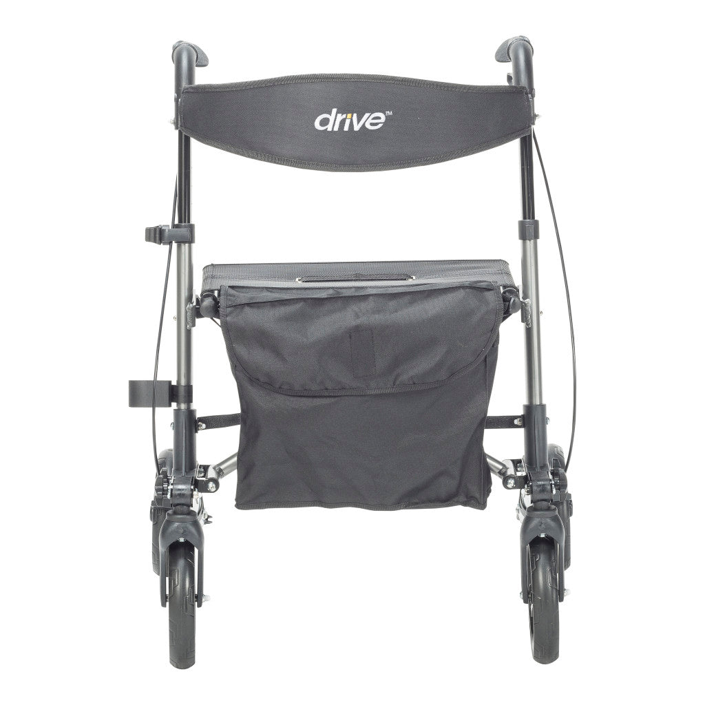 Drive Medical Compact Folding Rollator 300 lbs