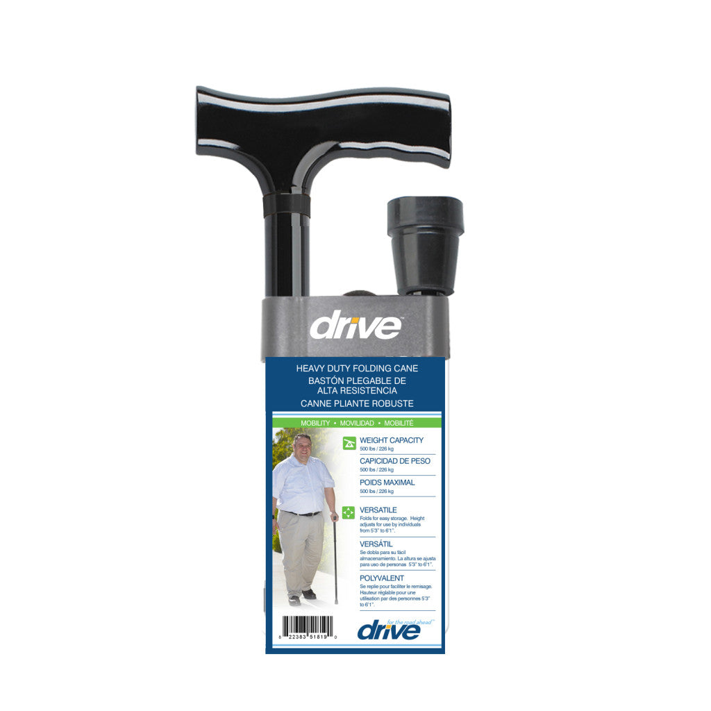 Drive Medical Bariatric Aluminum Folding Cane
