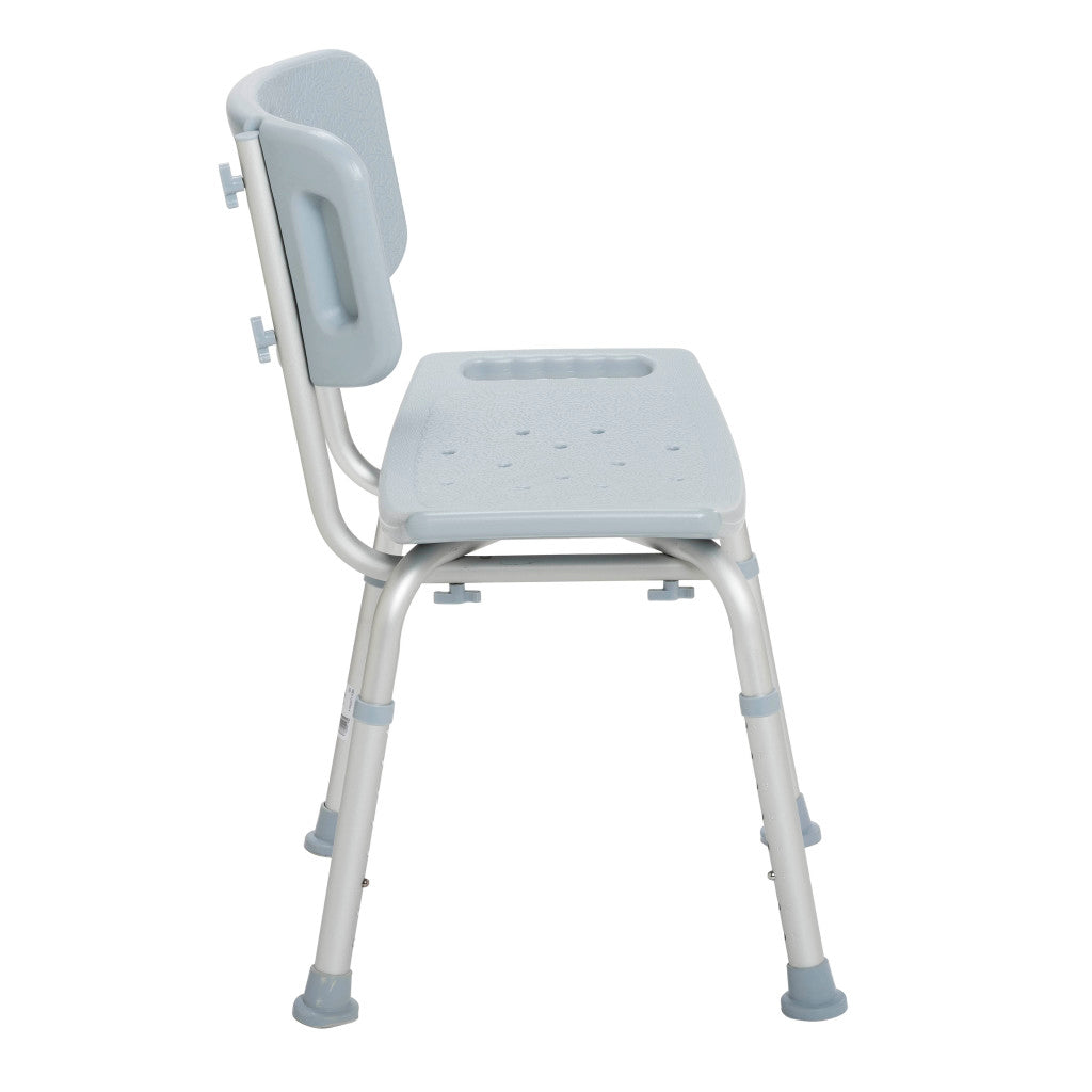 Drive Medical Deluxe Aluminum Bath Chair with Back