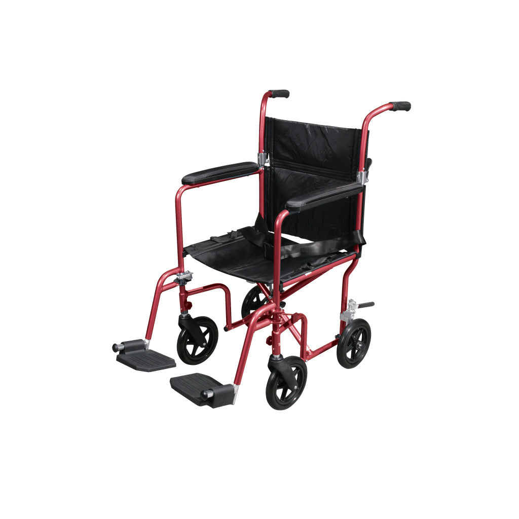 Drive Medical Fly-Weight Aluminum Transport Chair 300 lbs