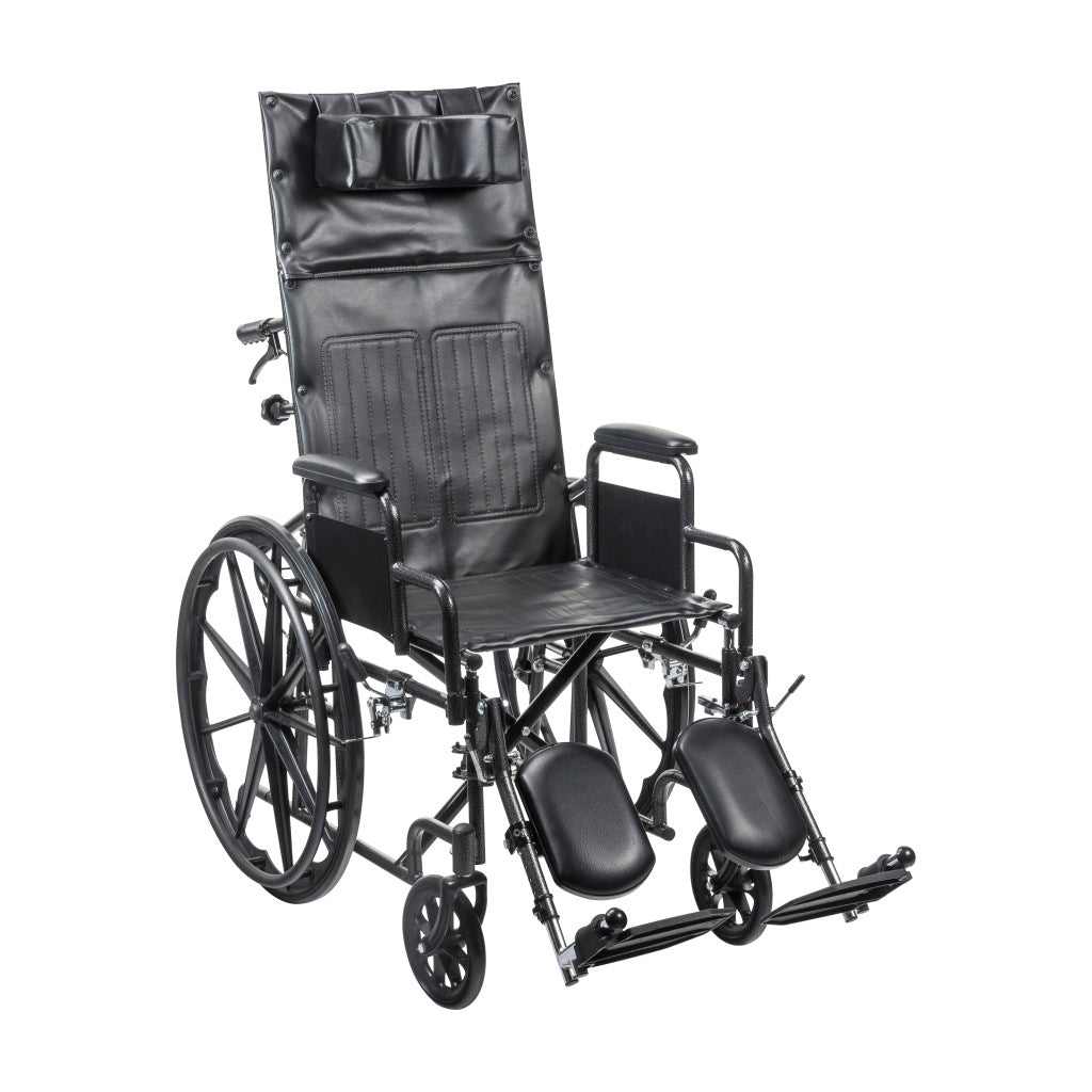 Drive Medical Silver Sport Reclining Wheelchair