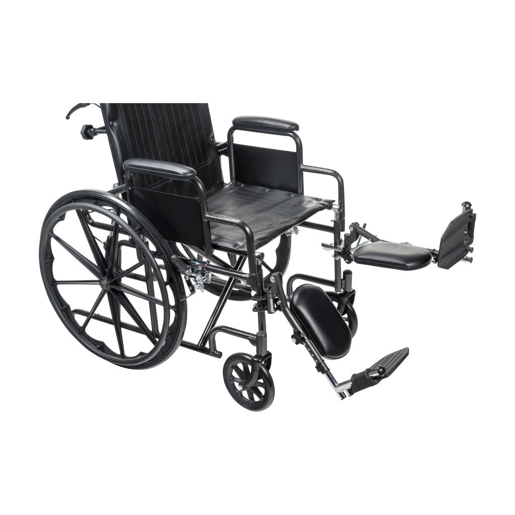 Drive Medical Silver Sport Reclining Wheelchair