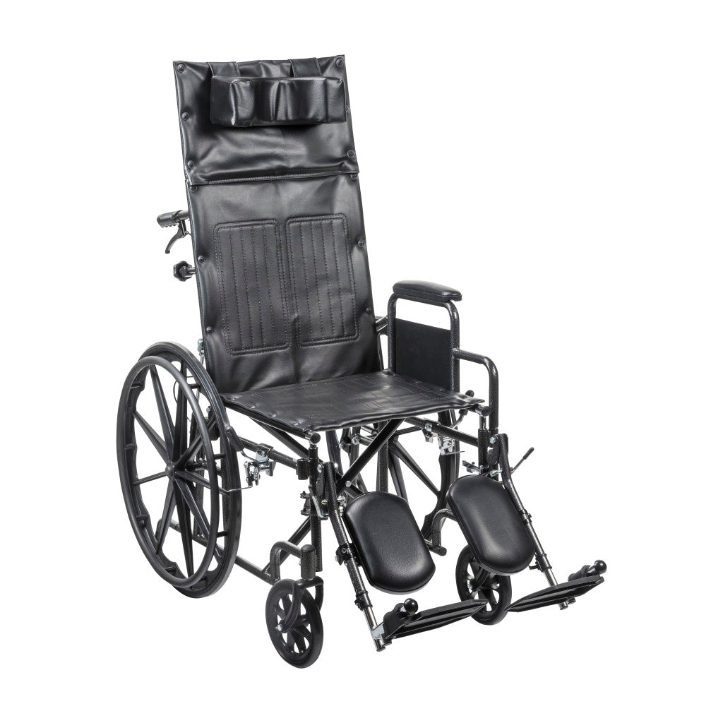 Drive Medical Silver Sport Reclining Wheelchair