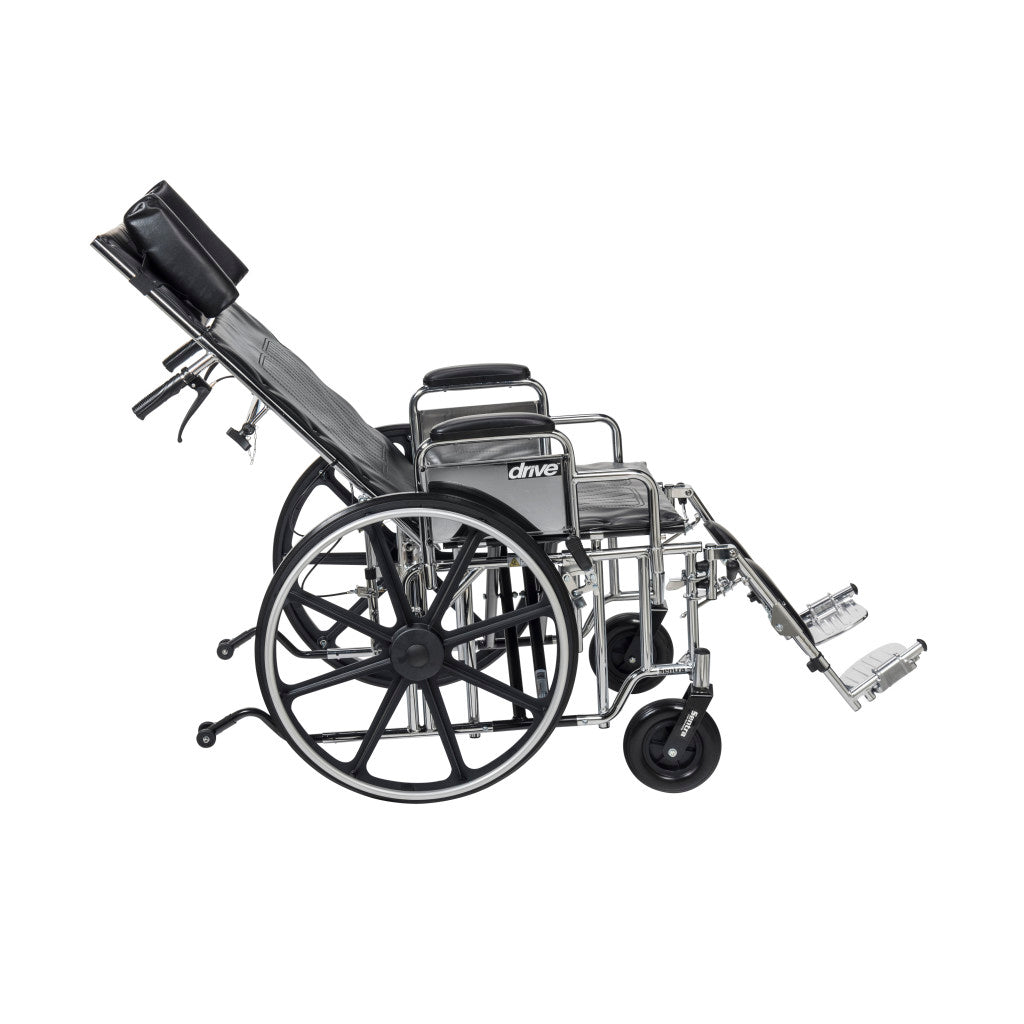 Drive Medical Sentra Full Reclining Wheelchair 450 lbs