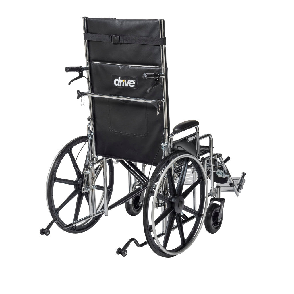 Drive Medical Sentra Full Reclining Wheelchair 450 lbs