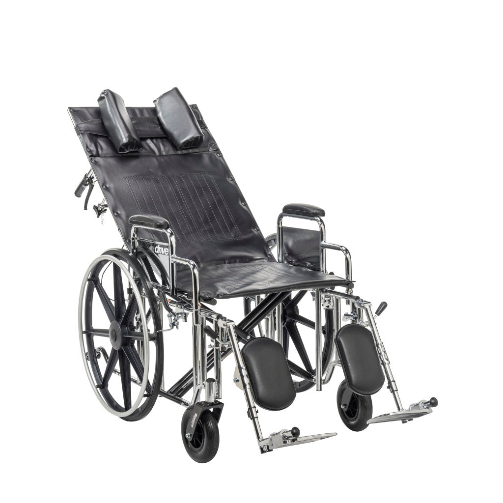 Drive Medical Sentra Full Reclining Wheelchair 450 lbs