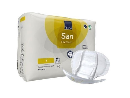 Incontinence Liner Abena San Premium 14.1 X 24.8 Inch Heavy Absorbency Fluff / Polymer Core Size 7