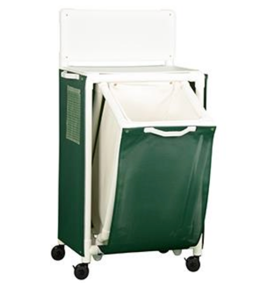 Isolation Station with Clean Gown Hamper