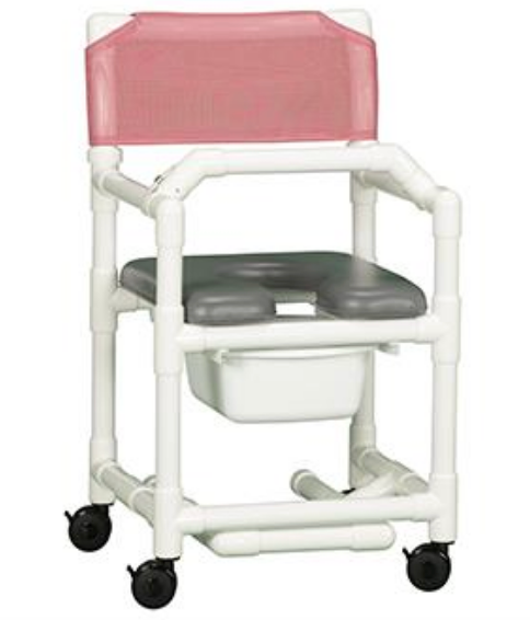 Value Line Open Front Soft Seat Shower Chair Commode