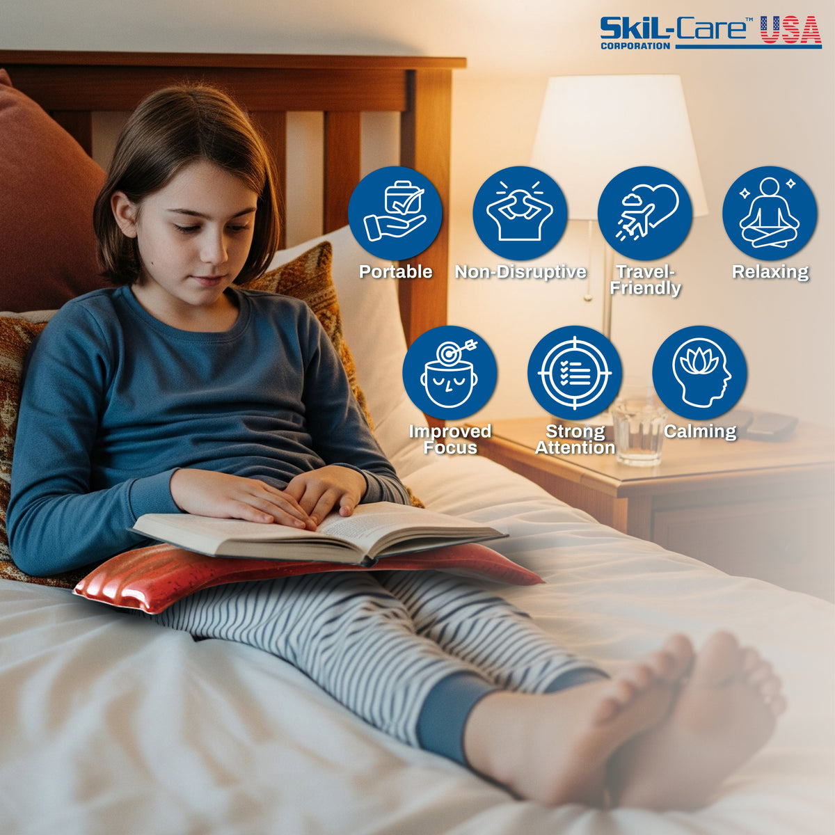 Skil-Care Rectangular Weighted Lap Pad