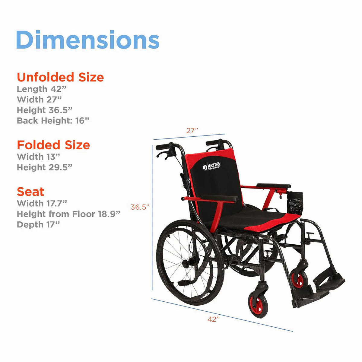 Journey So Lite® C2 Ultra Lightweight Wheelchair