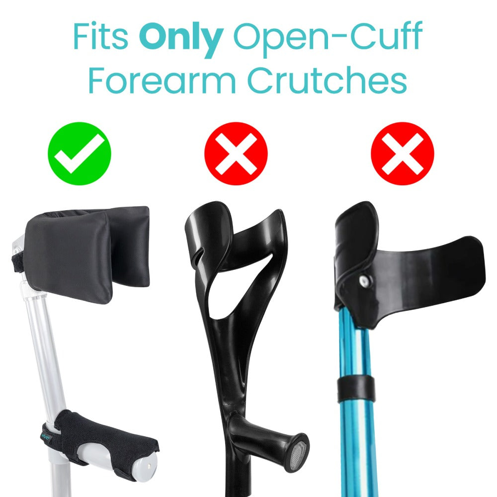 Vive Health Standard Forearm Crutch Pads