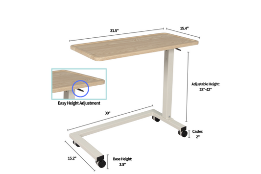 Costcare Long-Term Care Overbed Table
