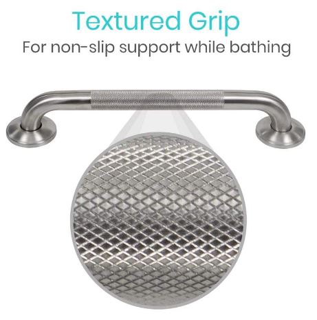 Vive Health Textured Metal Grab Bar 24"