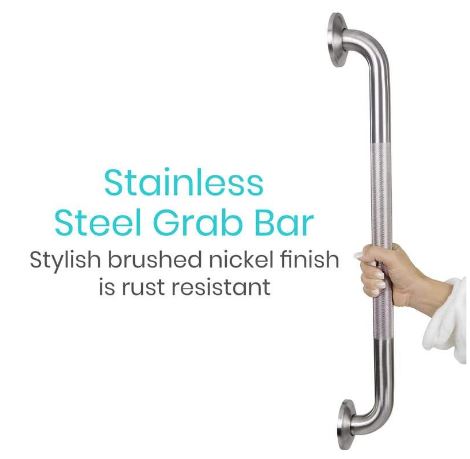 Vive Health Textured Metal Grab Bar 24"