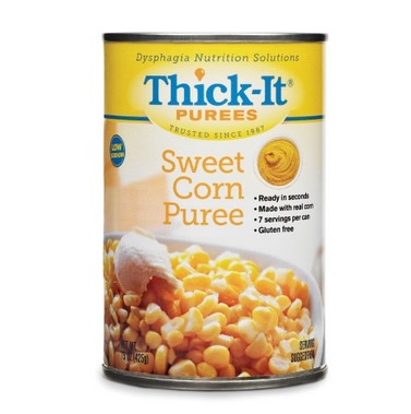 Thickened Food Thick-It 15 oz. Can Sweet Corn Flavor Puree IDDSI Level 4 Extremely Thick/Pureed
