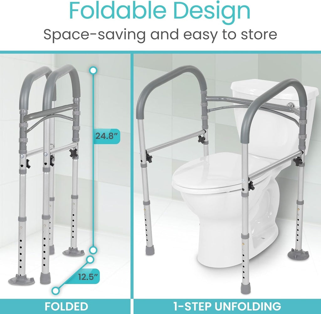 Vive Health Toilet Safety Frame With Handles