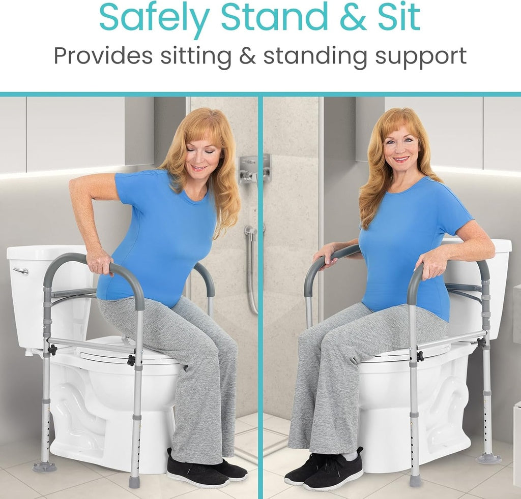 Vive Health Toilet Safety Frame With Handles