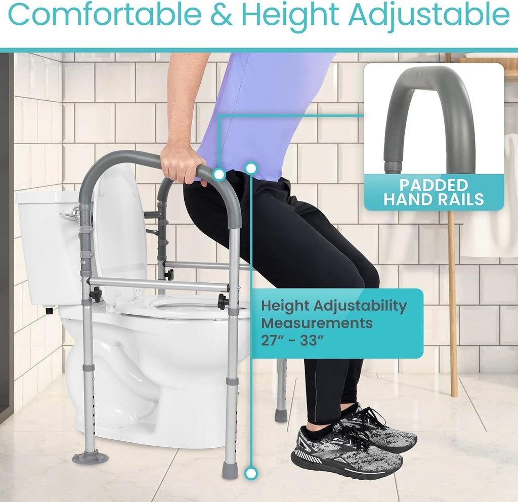 Vive Health Toilet Safety Frame With Handles