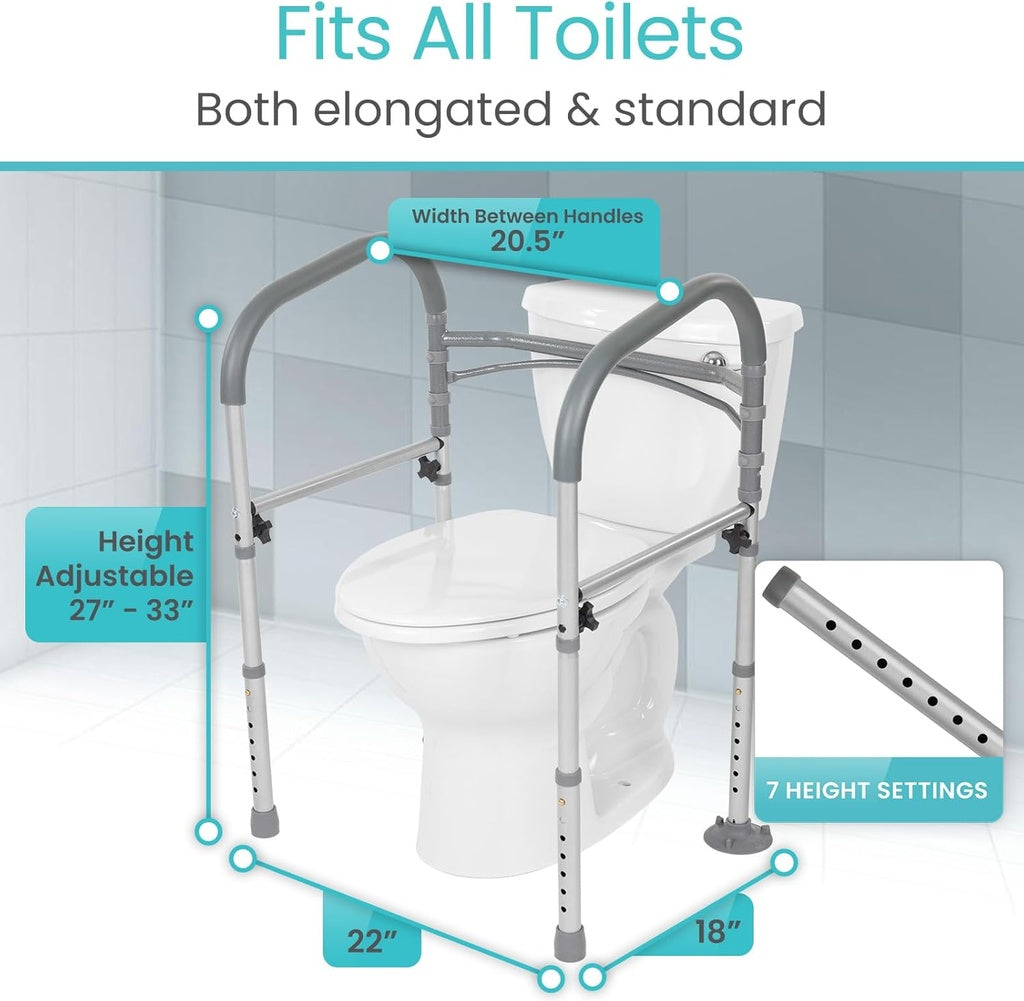 Vive Health Toilet Safety Frame With Handles