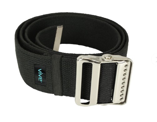 Vive Health Transfer Belt with Metal Buckle