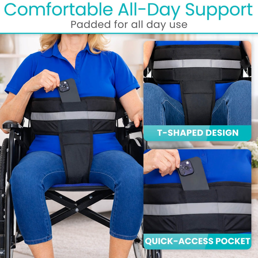Vive Health Waist and Pelvic Wheelchair Harness