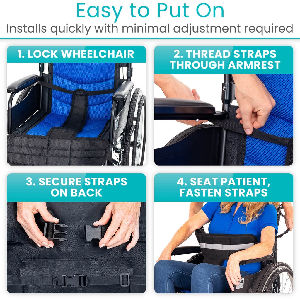 Vive Health Waist and Pelvic Wheelchair Harness